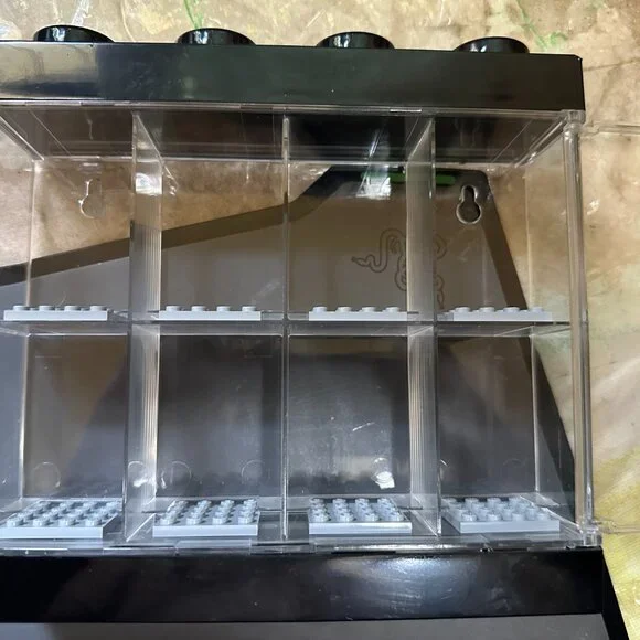 LEGO Mini Figure Display Case Black Lego Minifig Display Case Holds 8 Figures - Picture 3 of 8